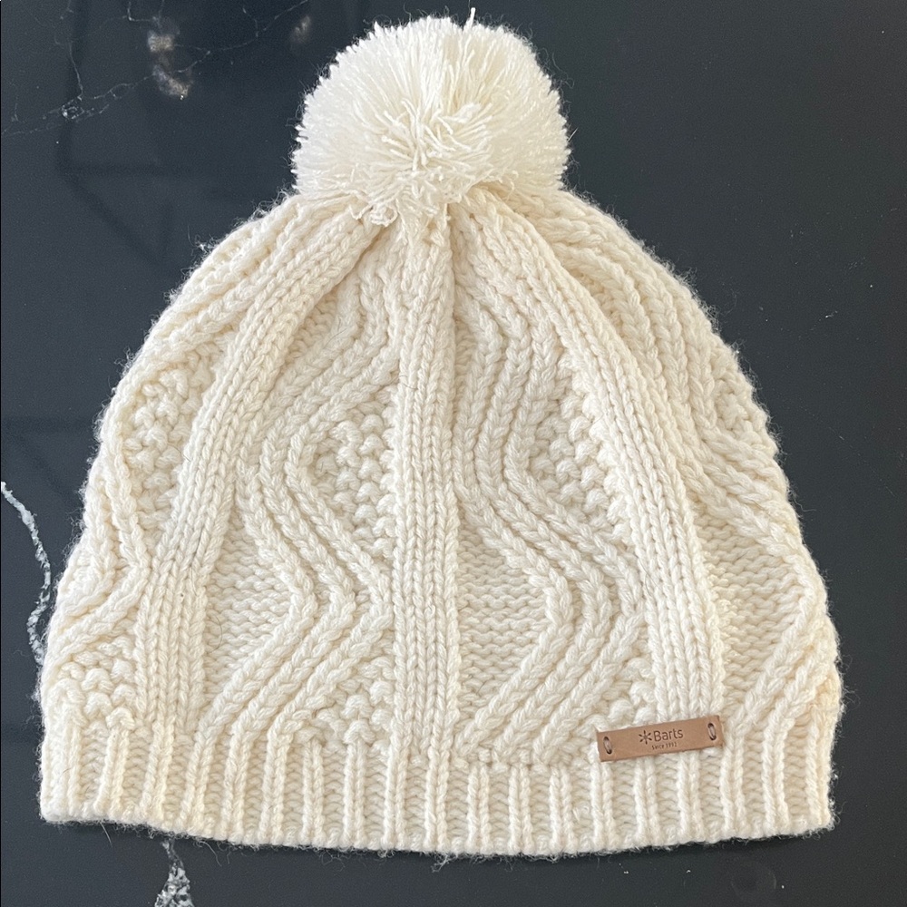 Barts Amsterdam - Ivory Cable Knit Beanie